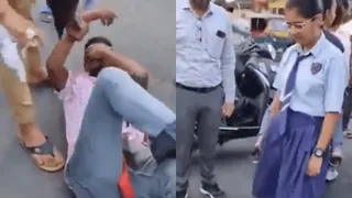 Viral Video: Man Gets Brutally Whipped By Belt For Allegedly Harassing School Girl | Internet Supports Punishment